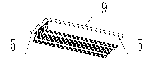 Positioning and cutting device for fin of fin-type cooler