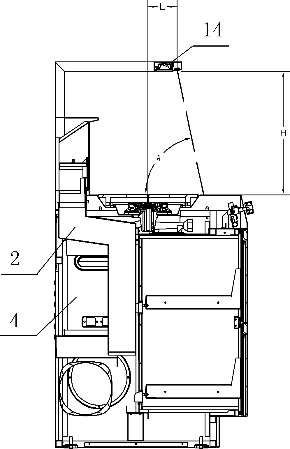 Integrated stove capable of exhausting and sucking smoke with high efficiency