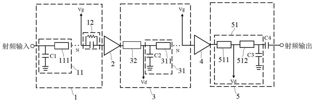 High-efficiency broadband radio frequency power amplifier