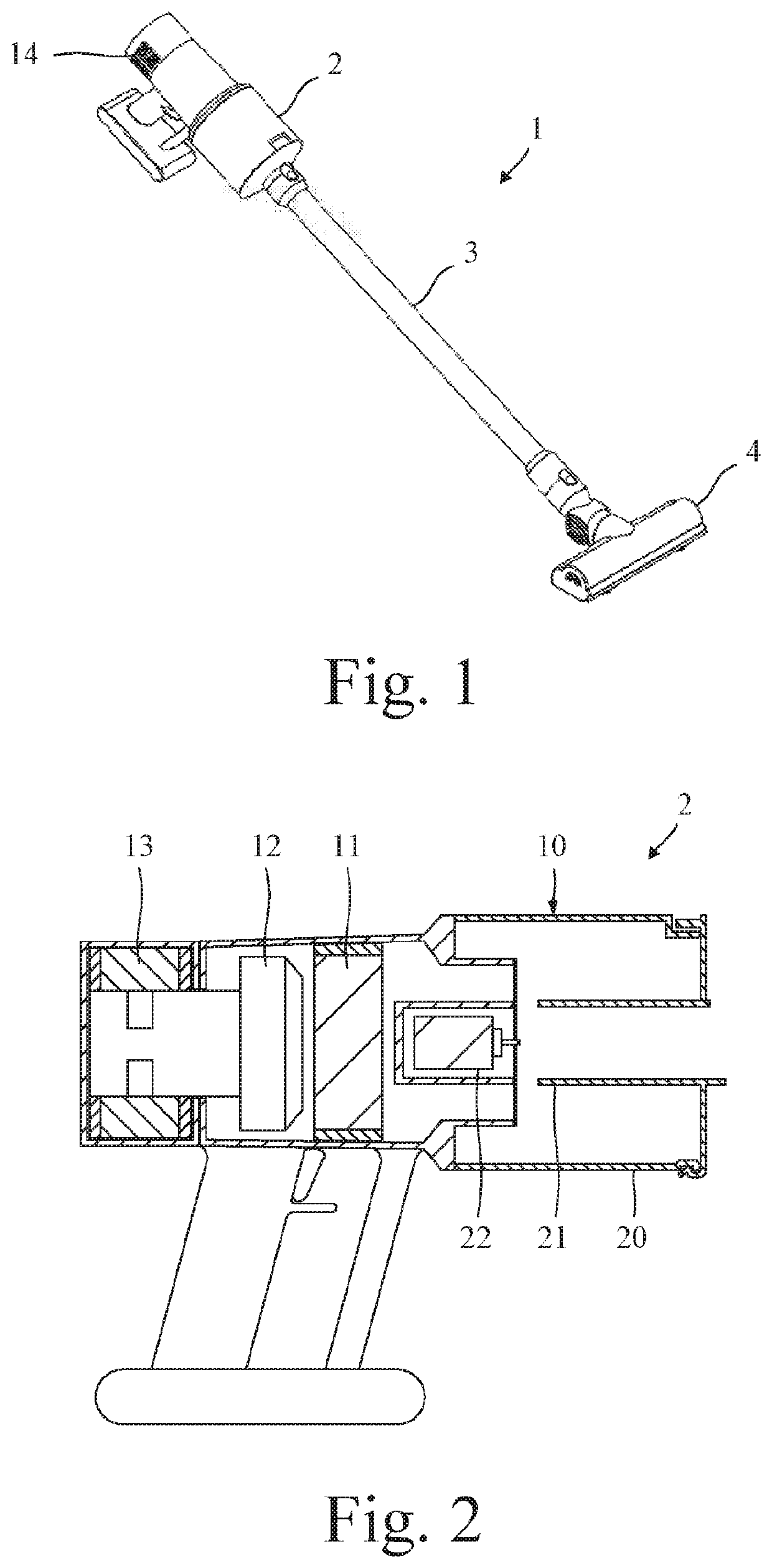 Dirt separator for a vacuum cleaner