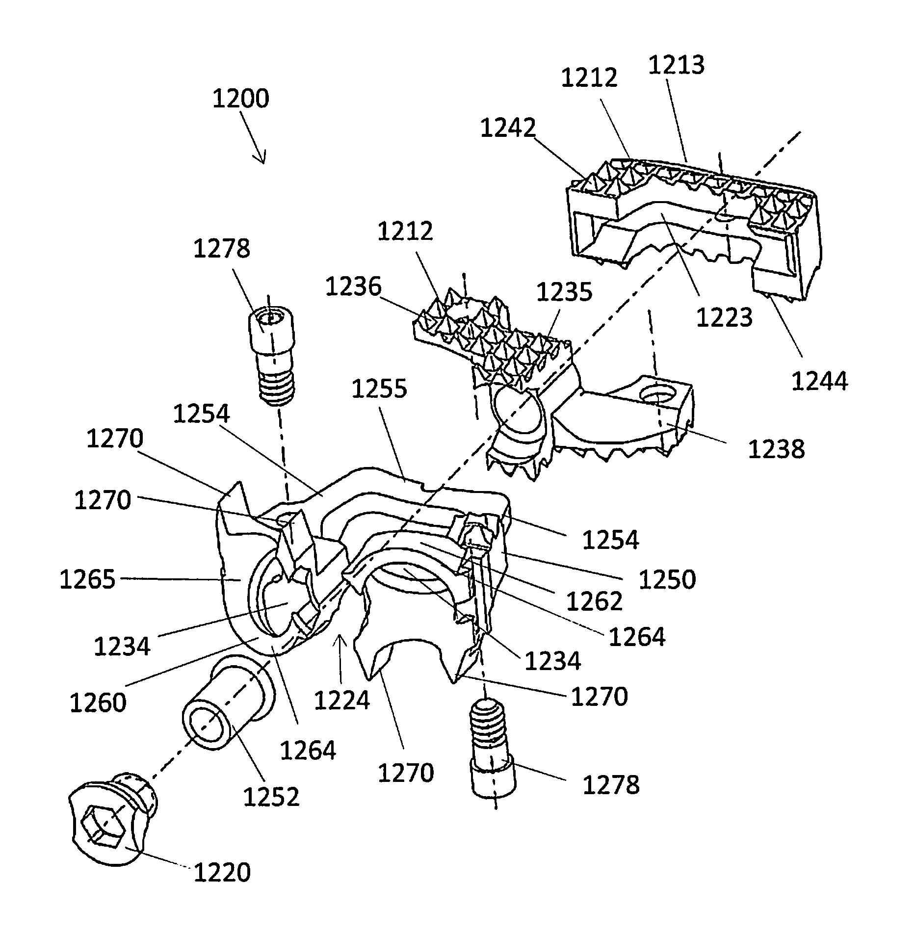 Standalone interbody implants