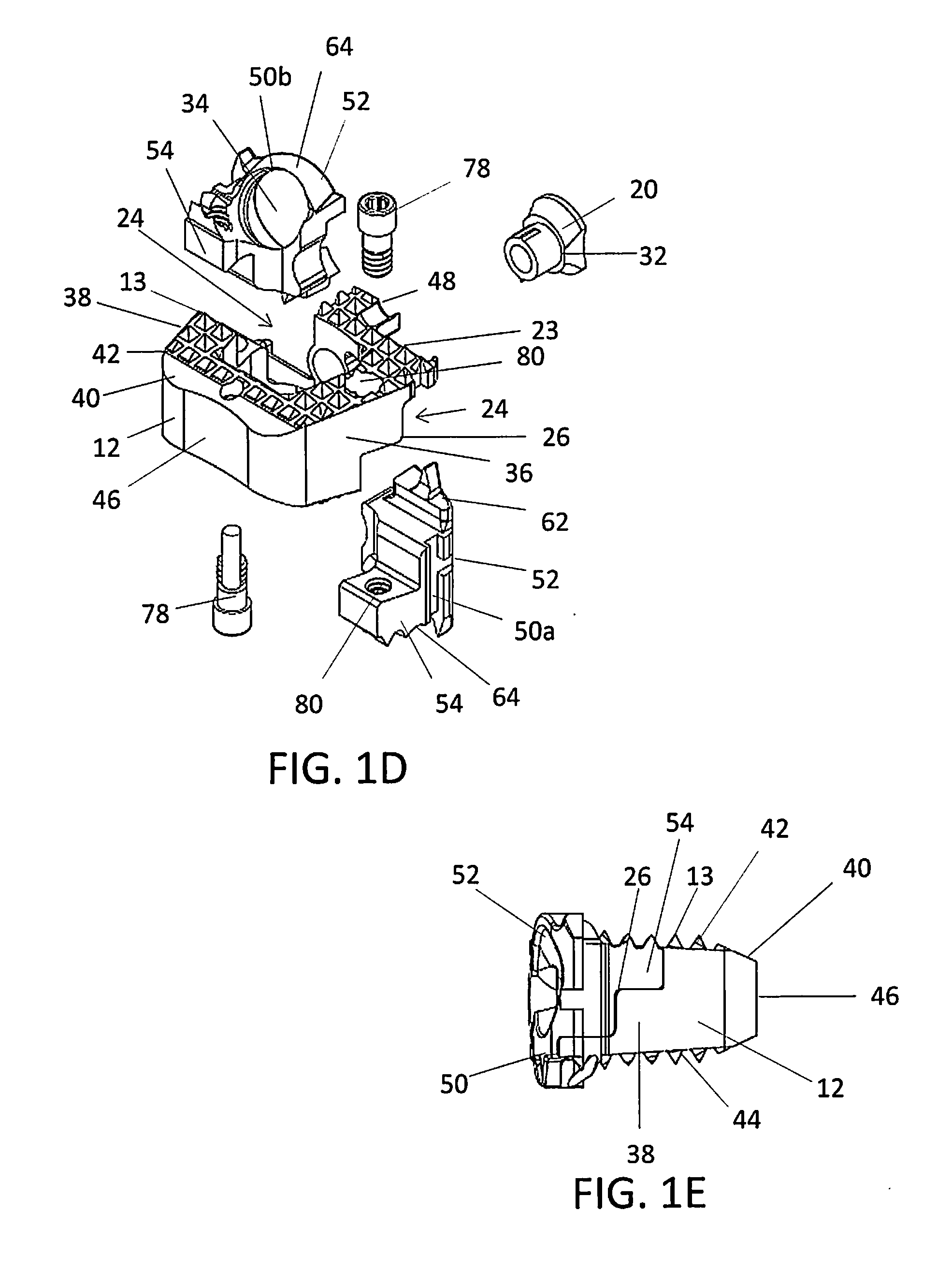 Standalone interbody implants