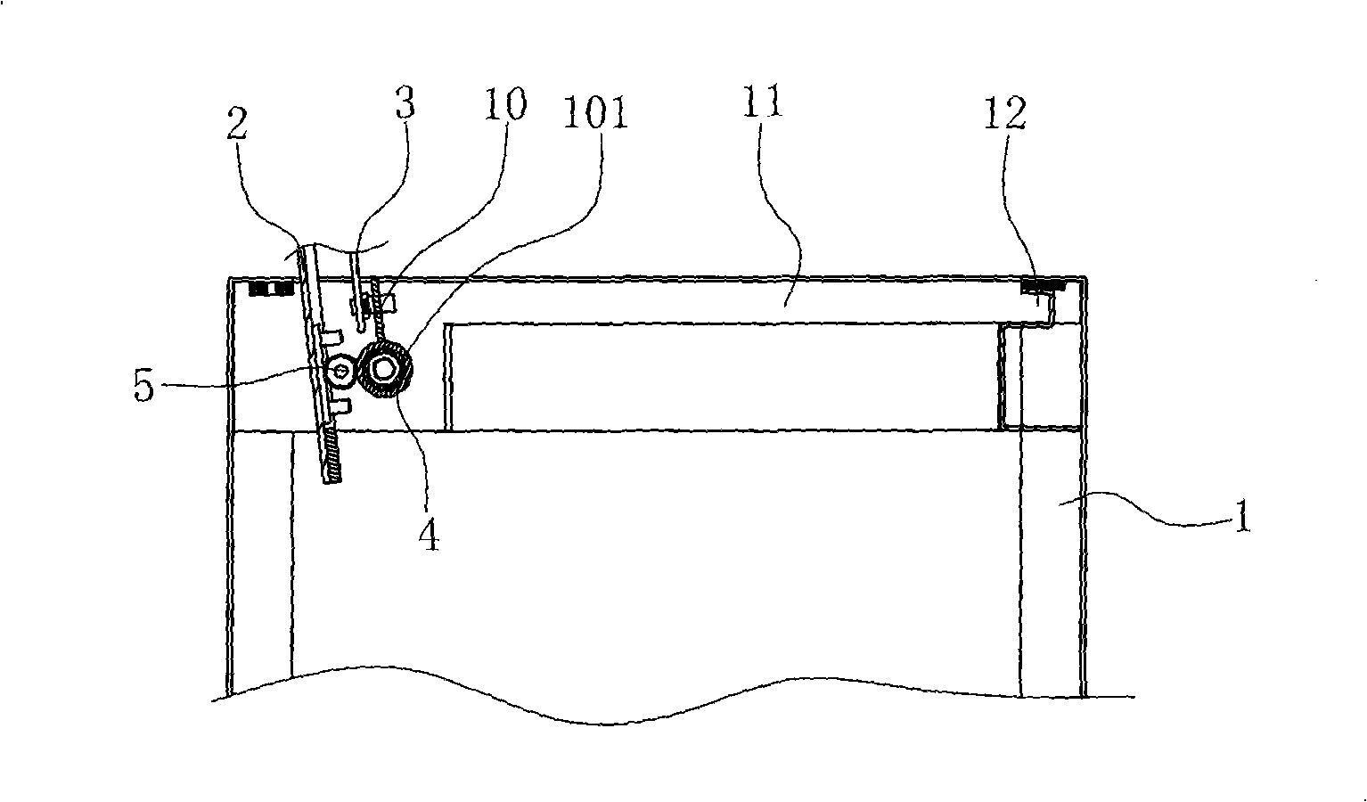 Door-sliding safe