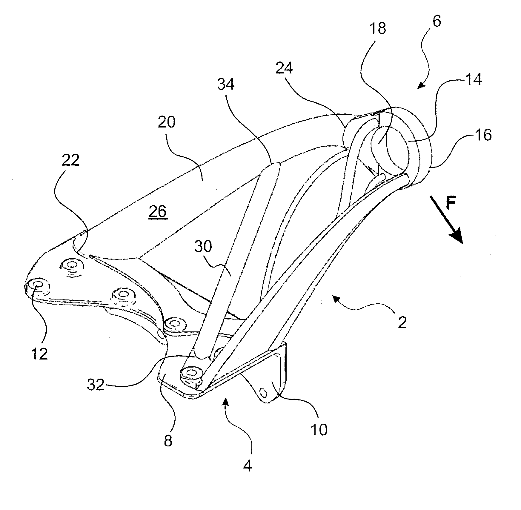 Supporting pillar for an aircraft's structural component manufactured by a selective laser melting process