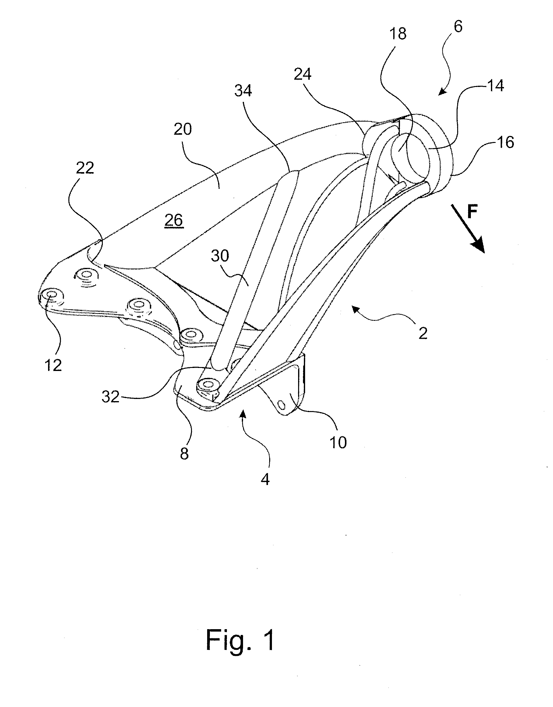 Supporting pillar for an aircraft's structural component manufactured by a selective laser melting process