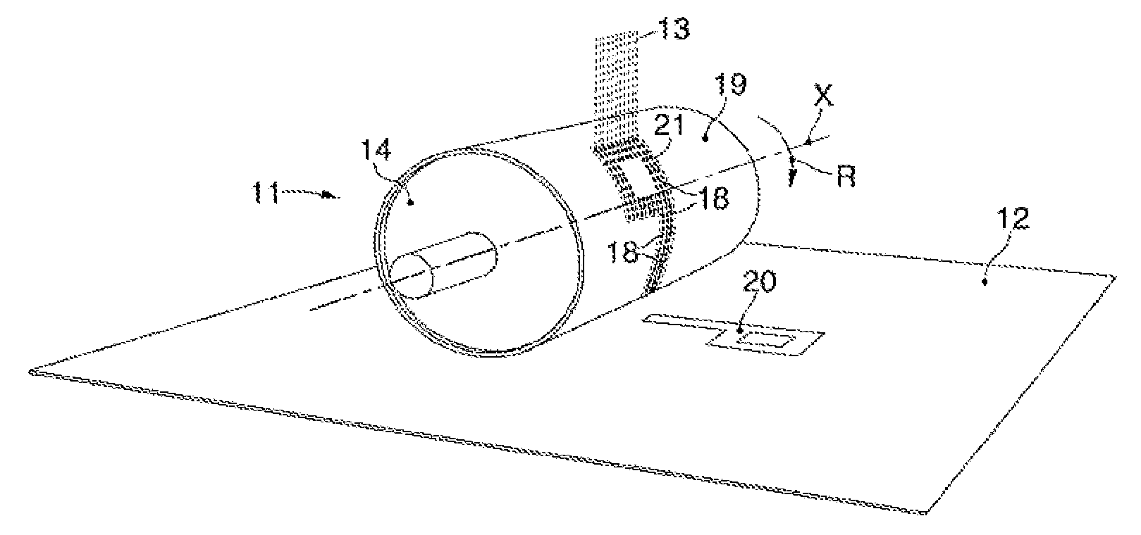 Apparatus to make decorations on prefabricated water-proofing bitumen-mix membranes and corresponding plant for the production of said prefabricated water-proofing membranes