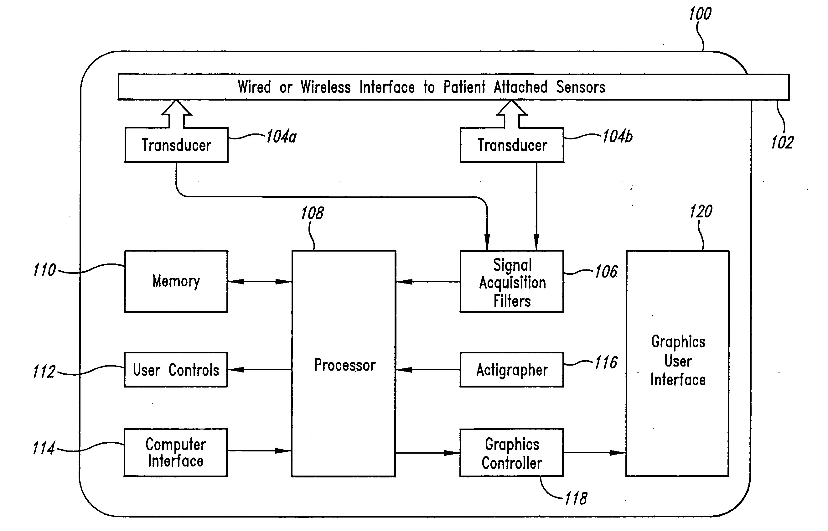 Ambulatory patient monitoring apparatus, system and method