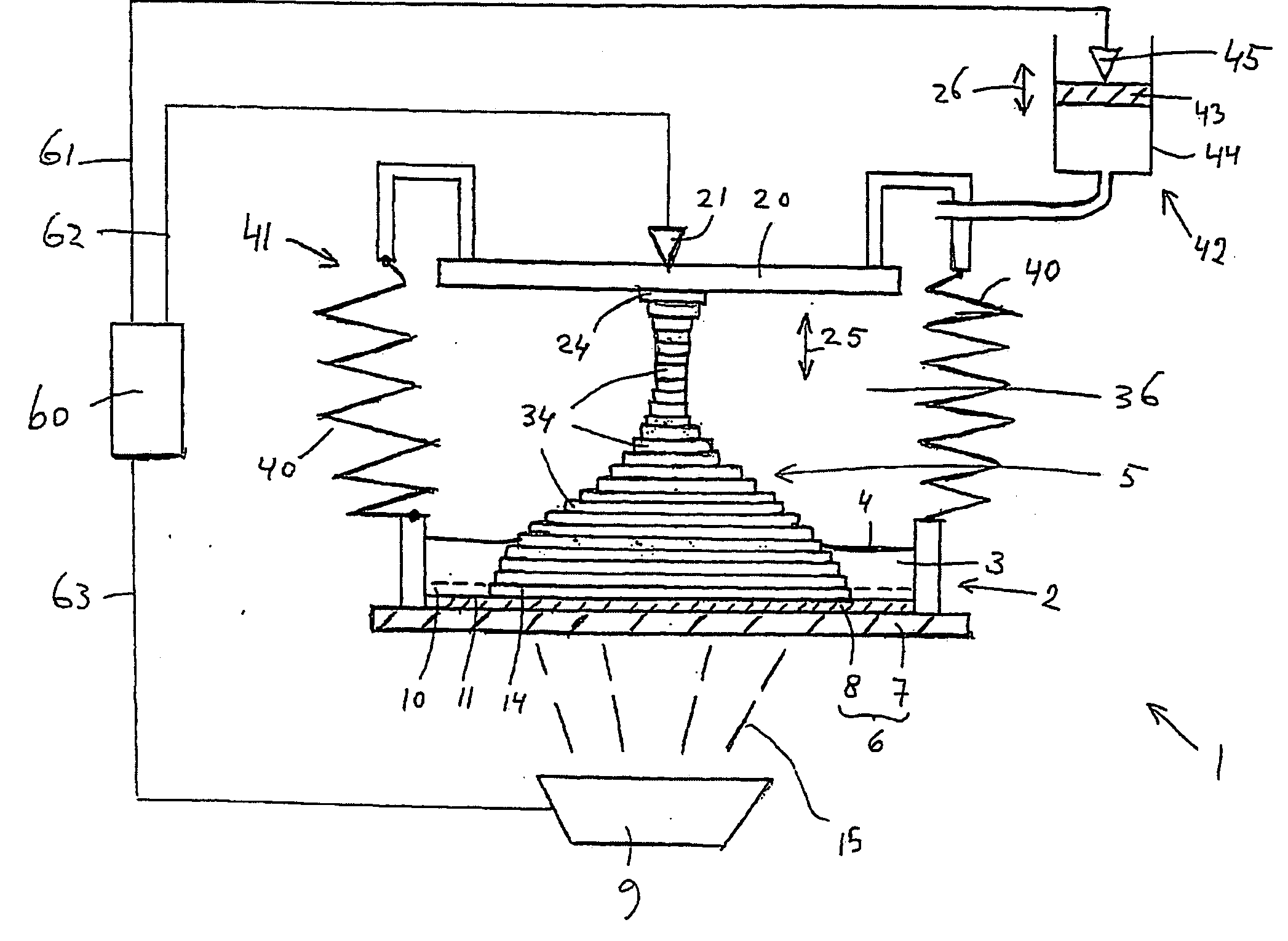 Method and system for layerwise production of a tangible object