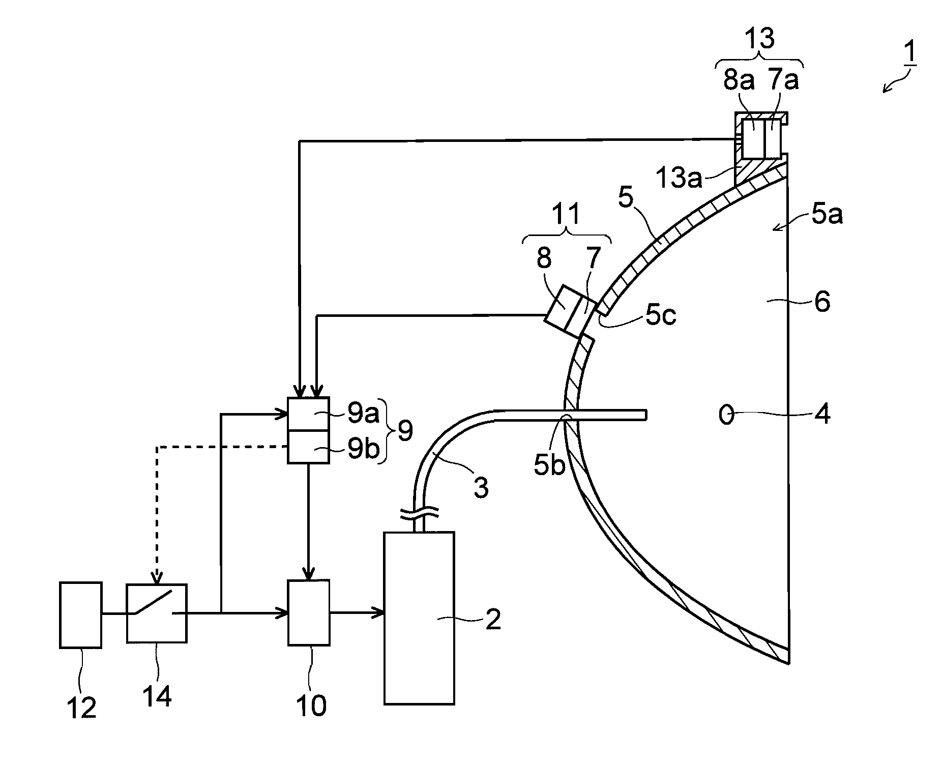 Light emitting device, illumination device, and photo sensor