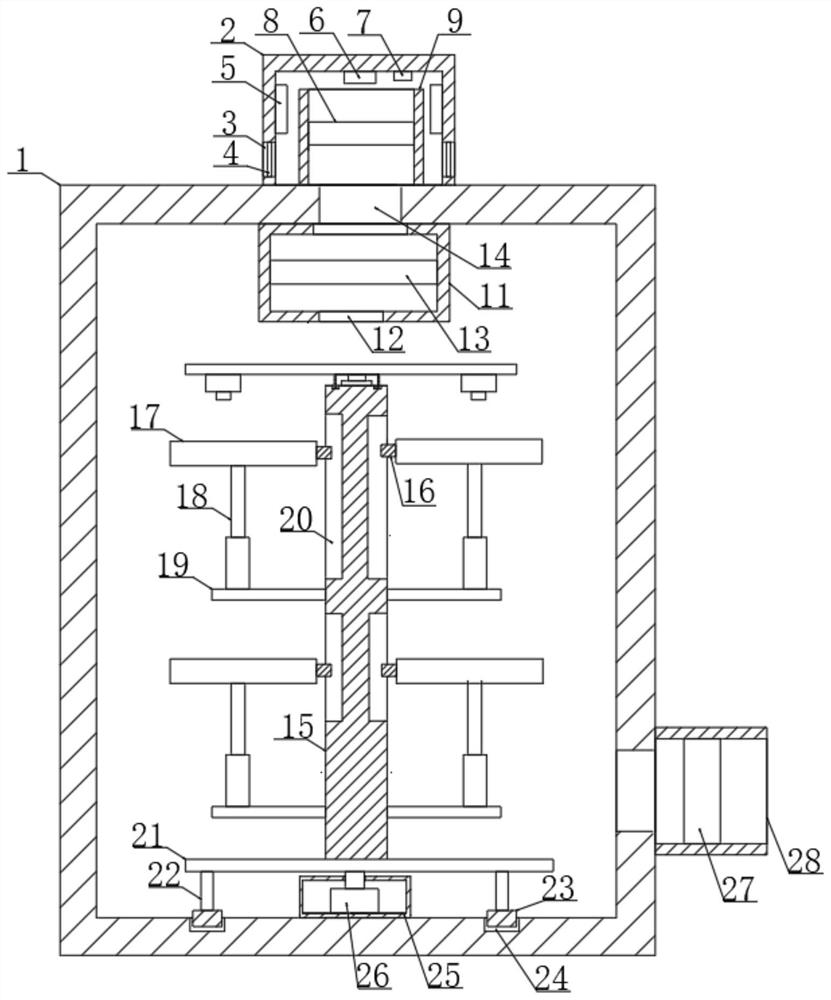 Constant-temperature growth device for mushroom fungus food materials in greenhouse and planting method thereof