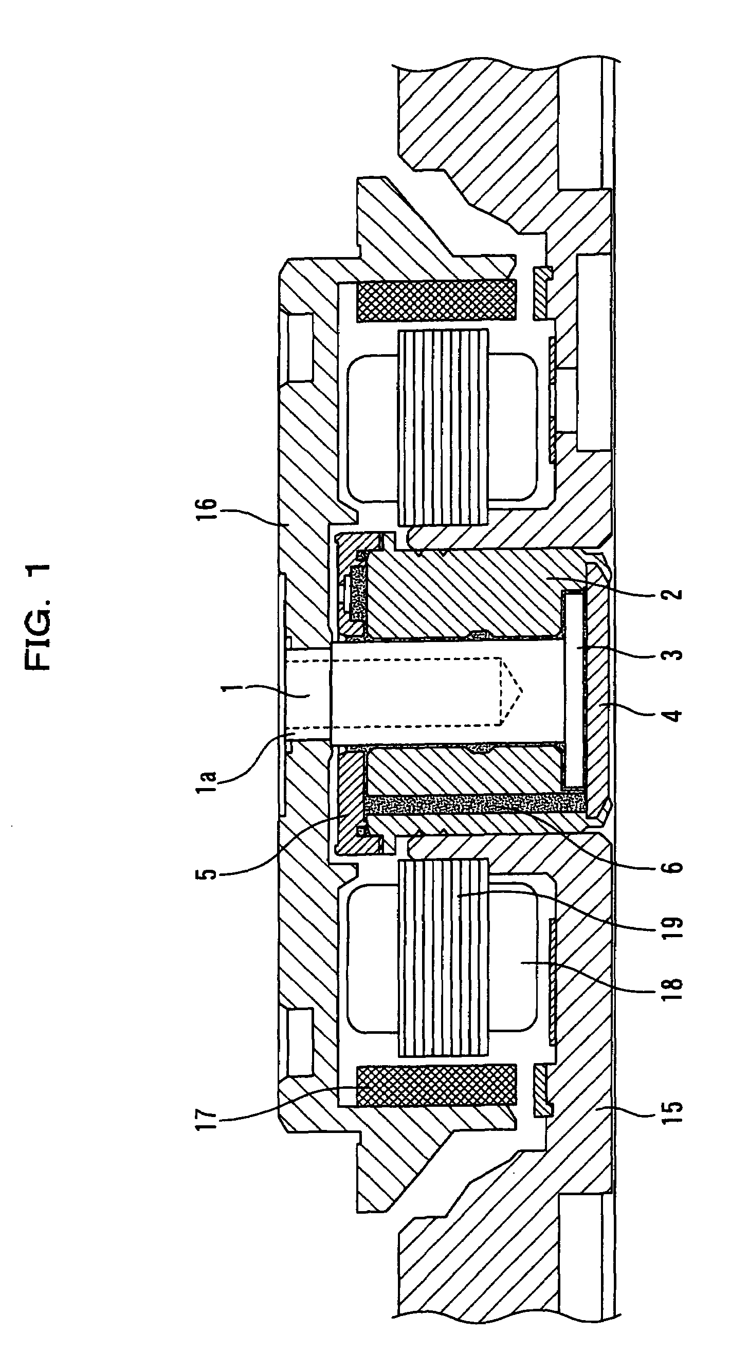 Hydrodynamic bearing device