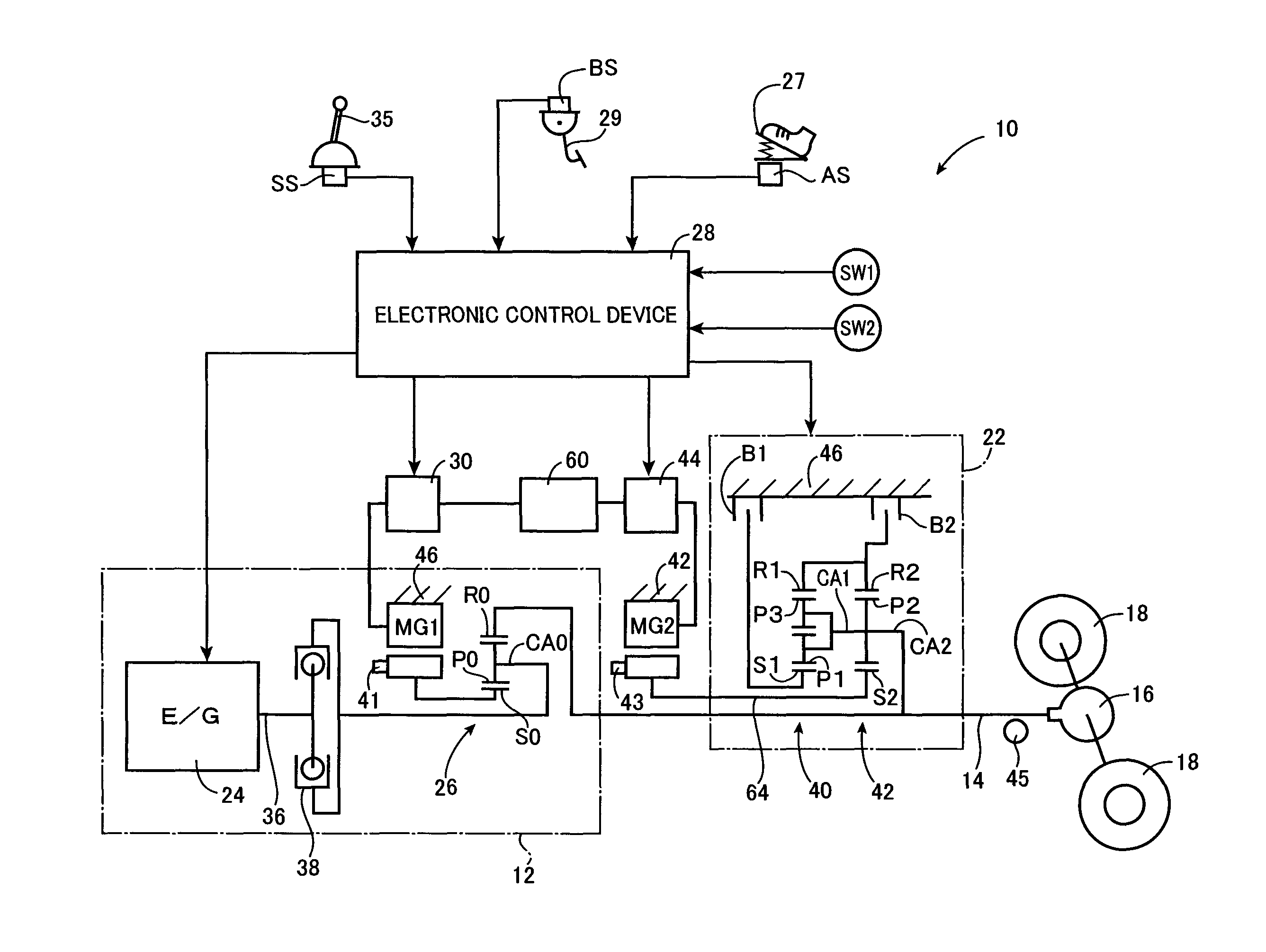 Control apparatus for vehicular power transmitting system