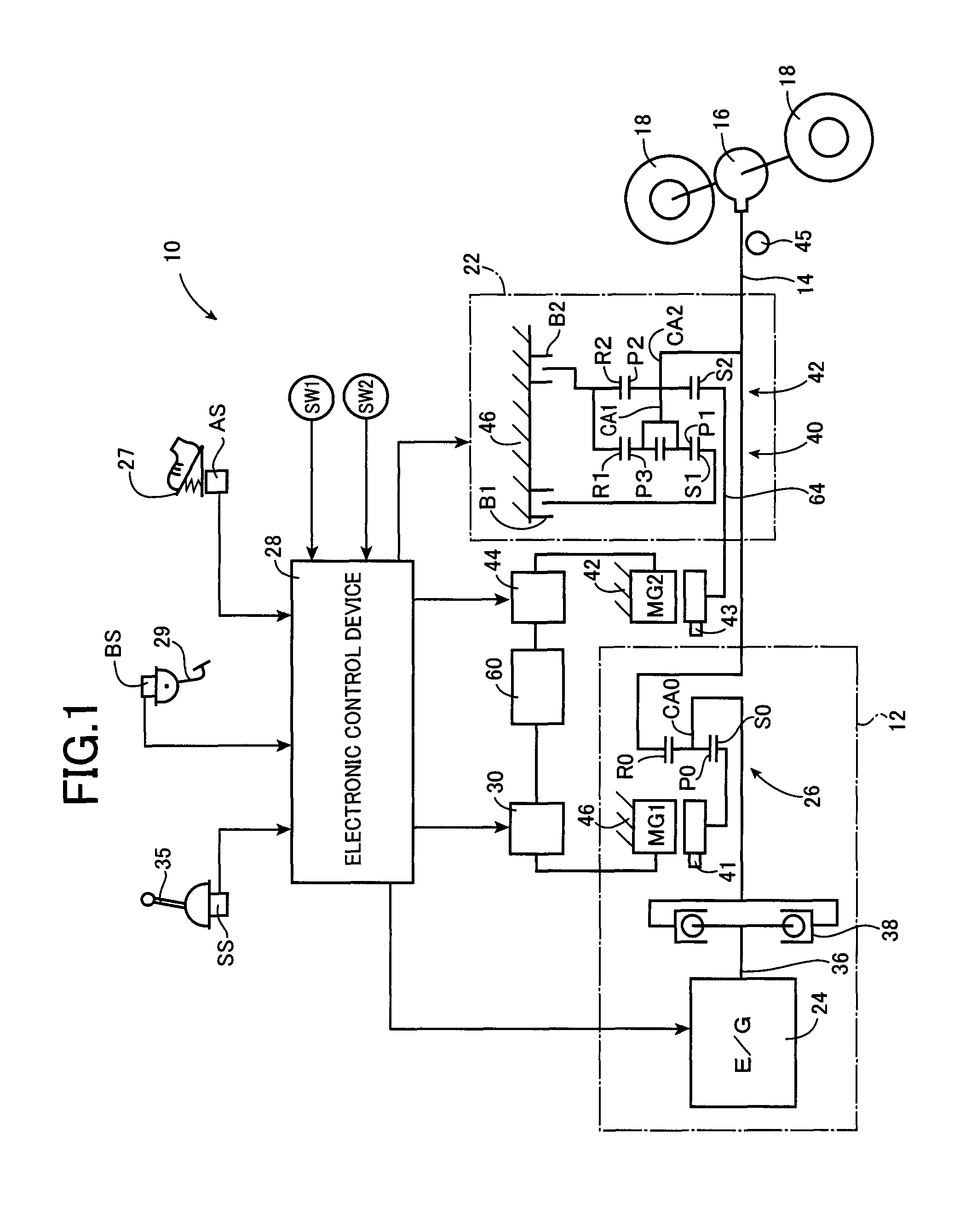 Control apparatus for vehicular power transmitting system