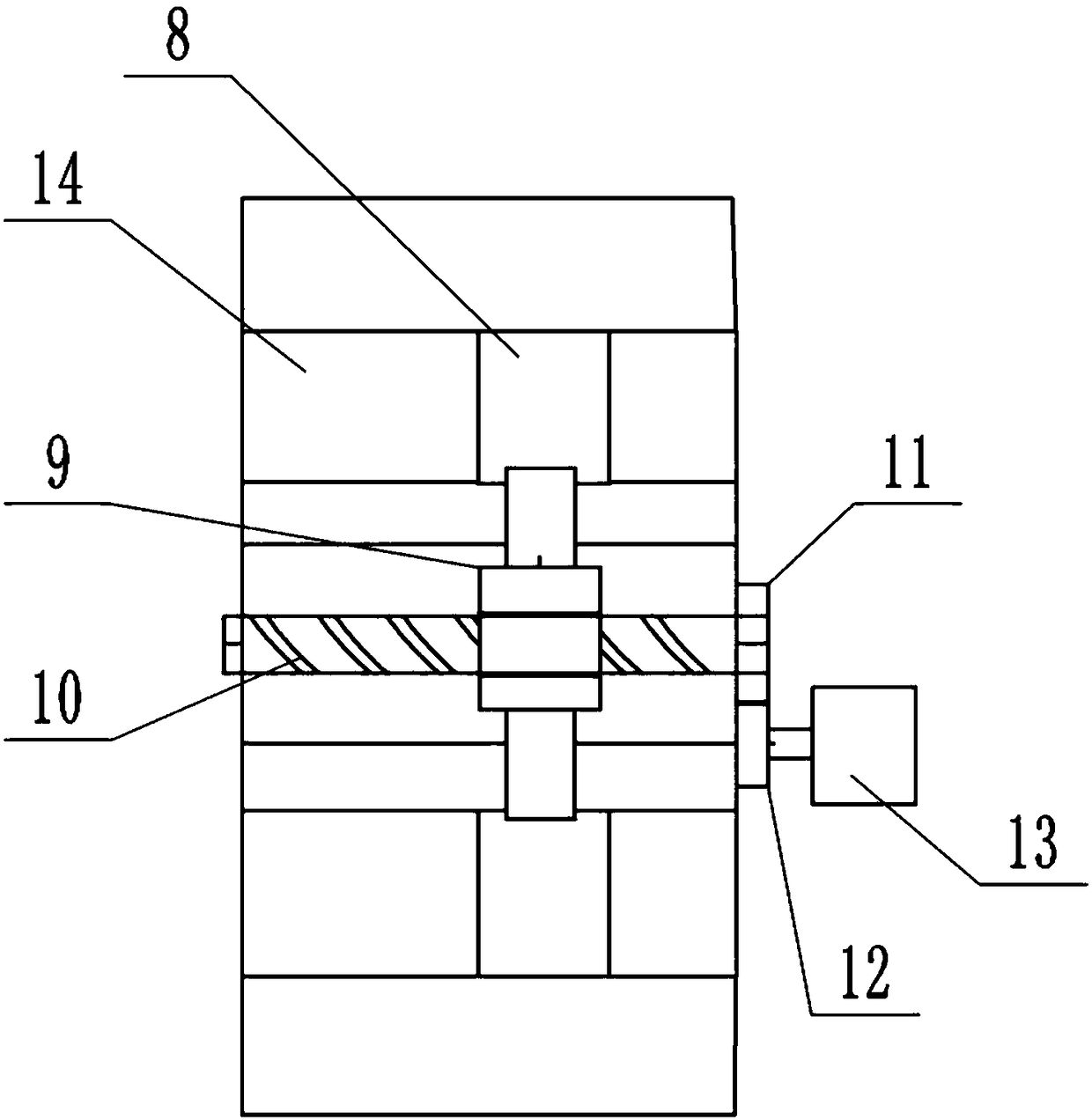 Solar photovoltaic panel grinding device