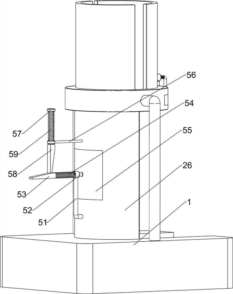 Household dry wood convenient splitting device