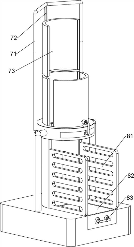 Household dry wood convenient splitting device