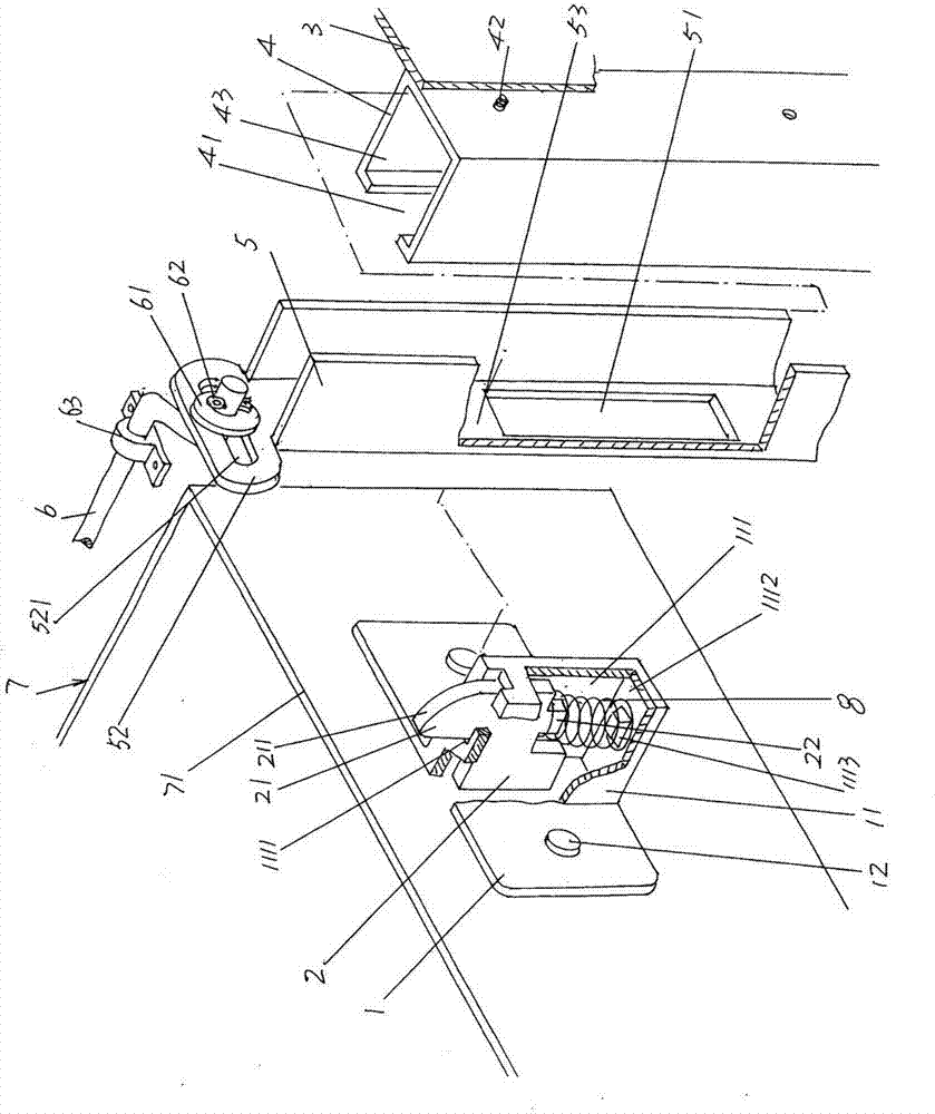 Drawer self-locking mechanism of tool box cabinet