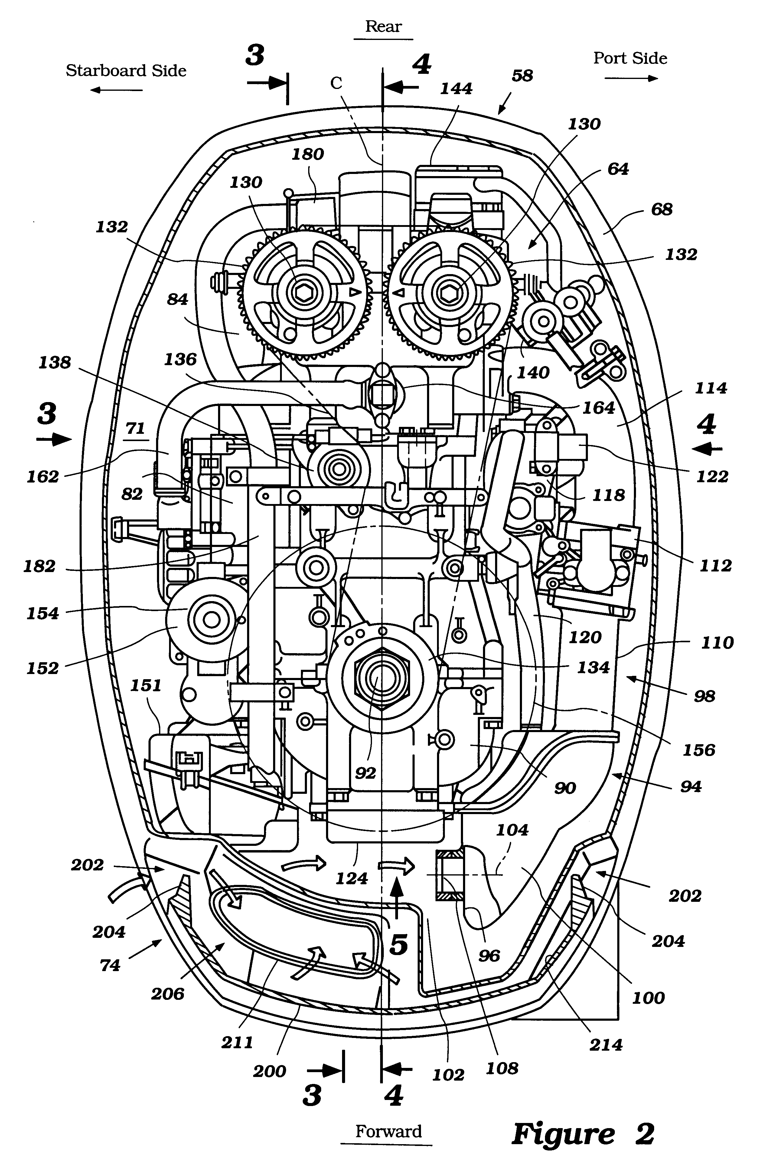 Cowling assembly for outboard motor