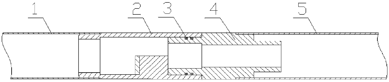 Drill pipe quick-connecting mechanism