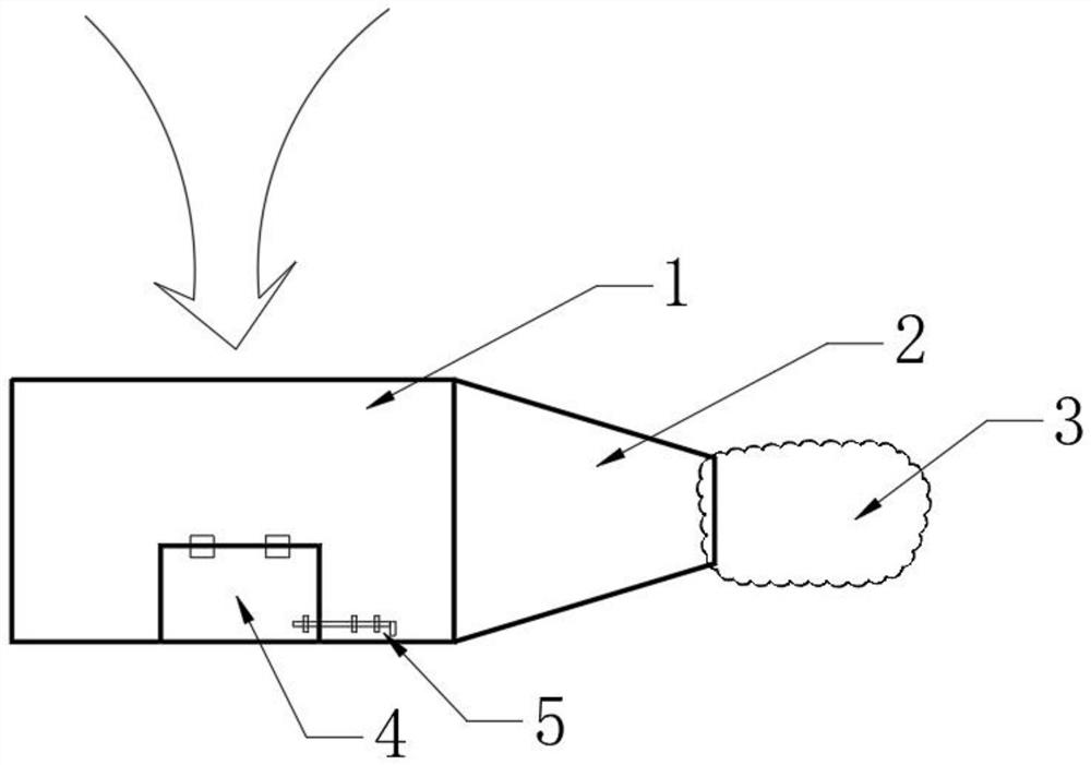 Dust falling device for building block cutting machine