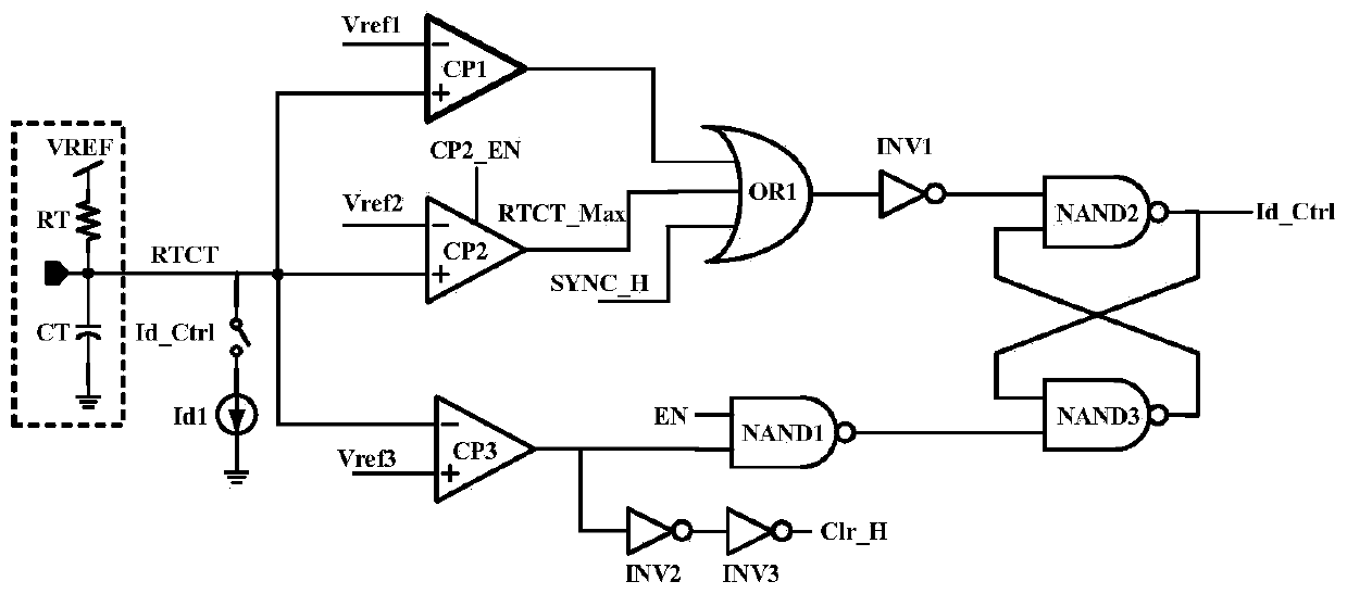 Bidirectional frequency synchronous oscillator circuit