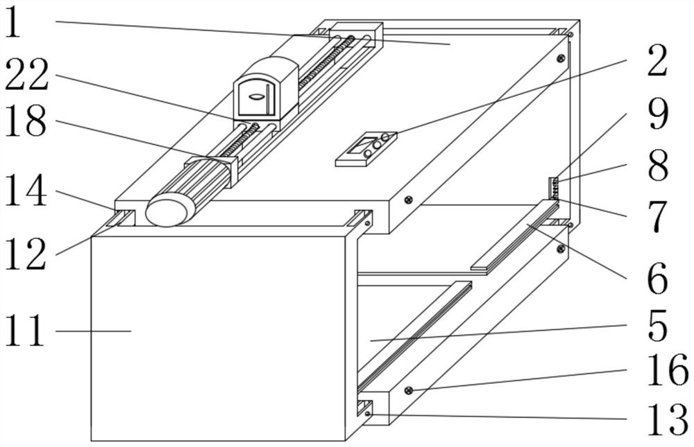 Printing machine printing quality detection device based on deep network