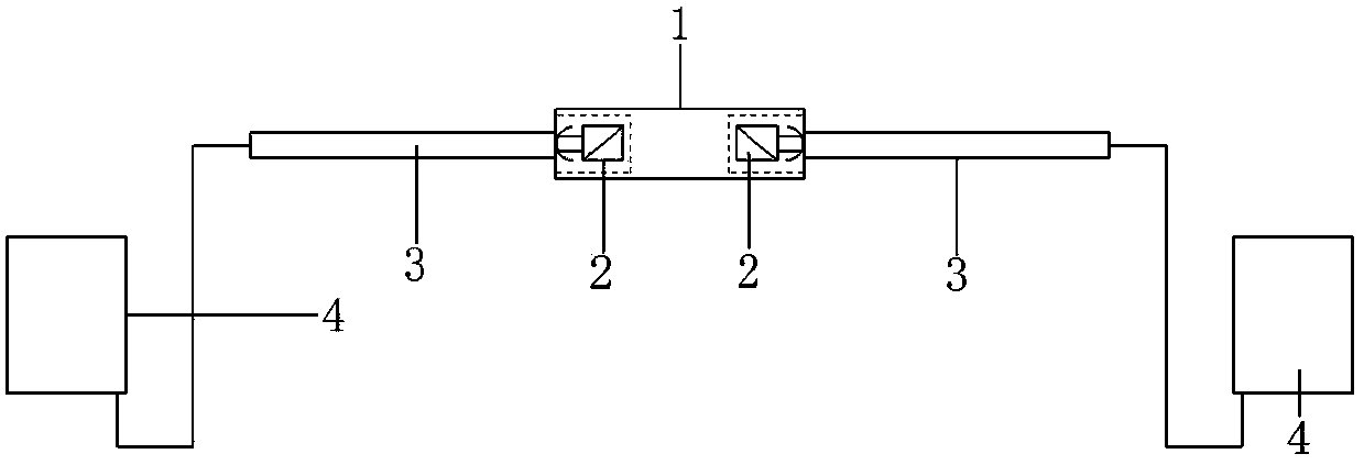 Method and device for eliminating radiation type leaky cable same frequency interference phenomenon