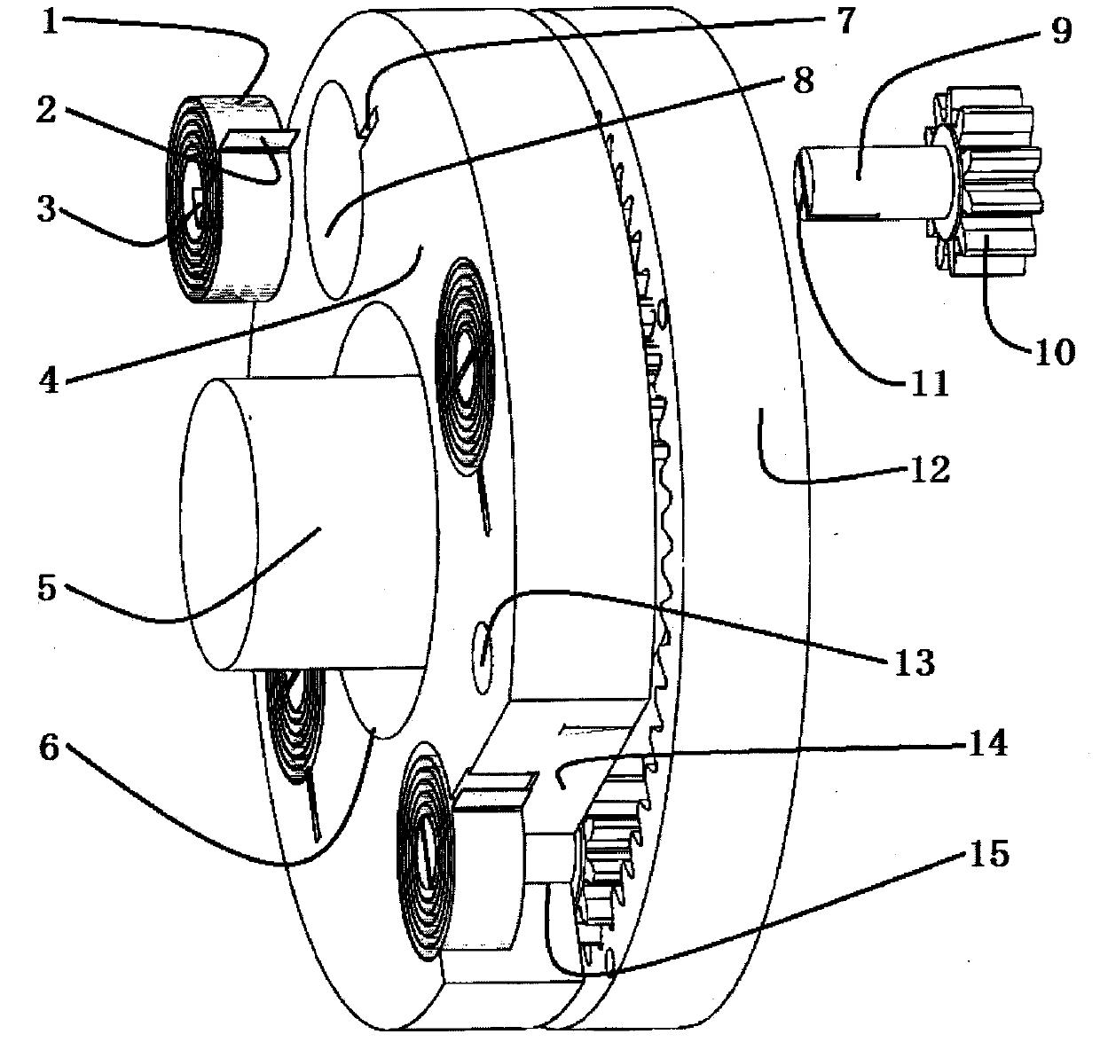 Elastic mechanism used for suspension