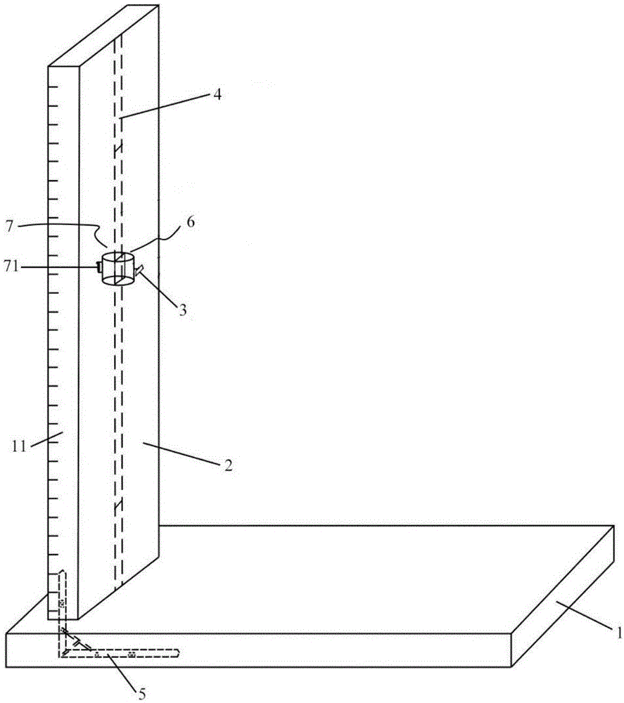 Instrument and method for measuring volume fissure rate of rock