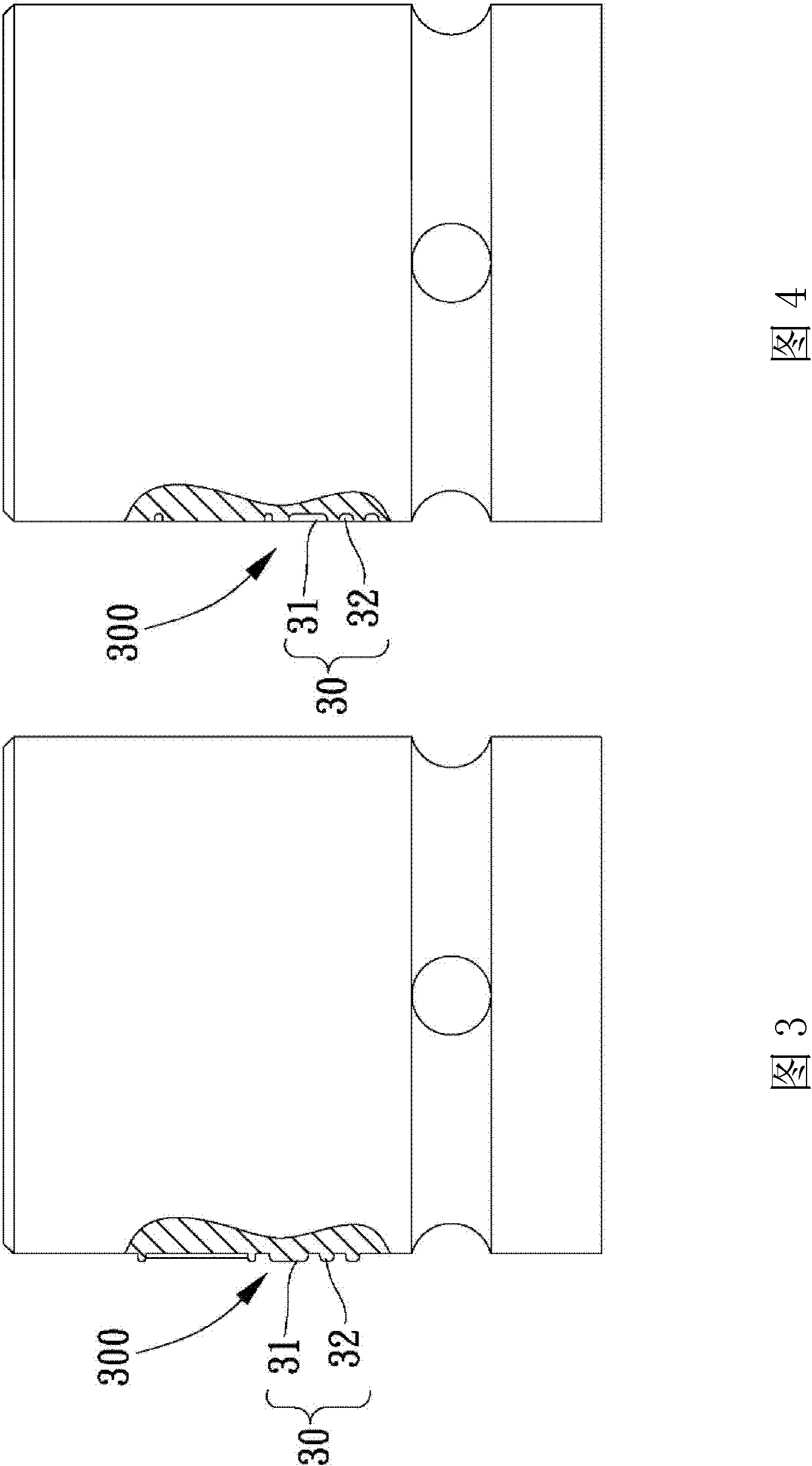 Sleeve structure easy for recognizing square hole size