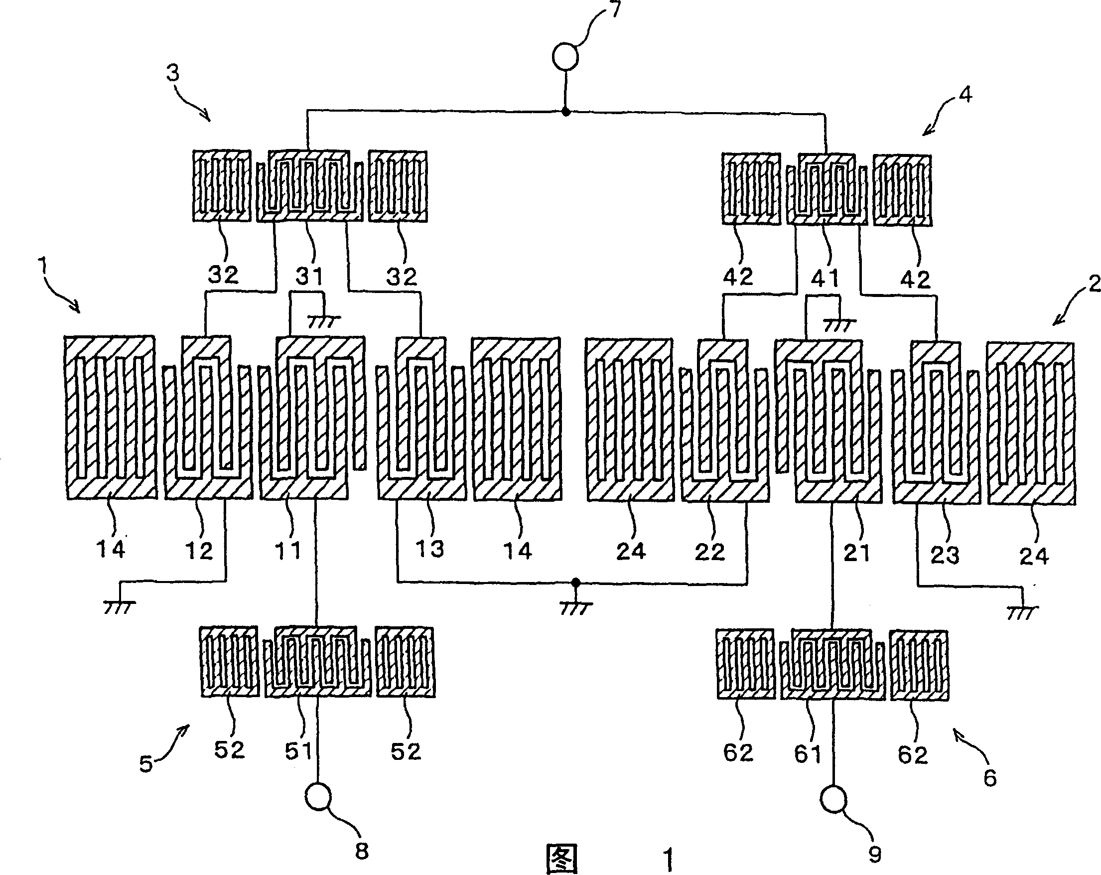 Surfac acoustic wave device and communication device comprising same