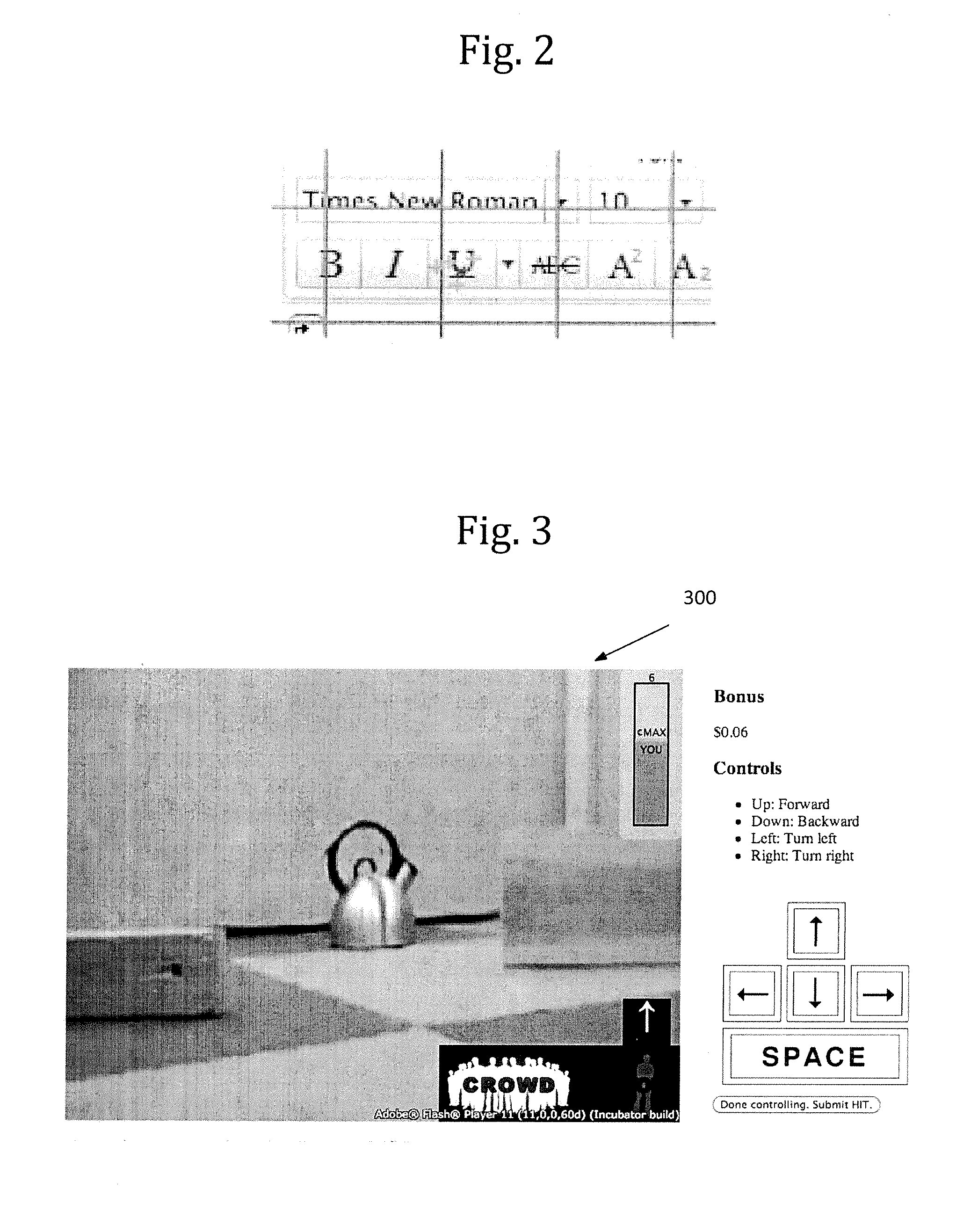 Closed-loop crowd control of existing interface