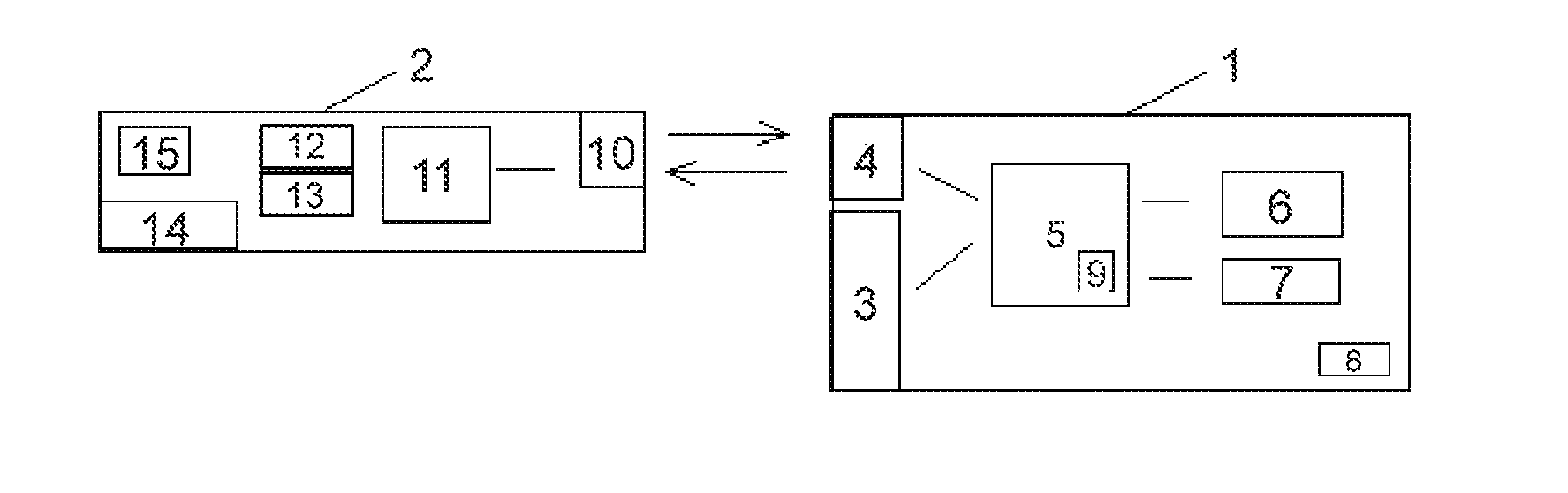 Locking system with infrared communications