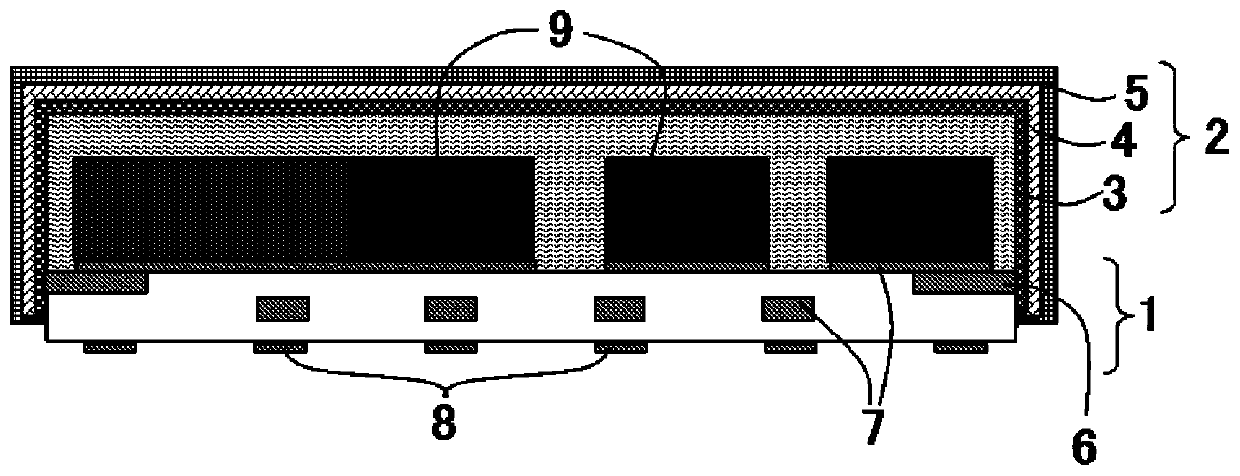 Electronic component package and method for producing same