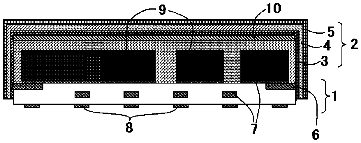 Electronic component package and method for producing same