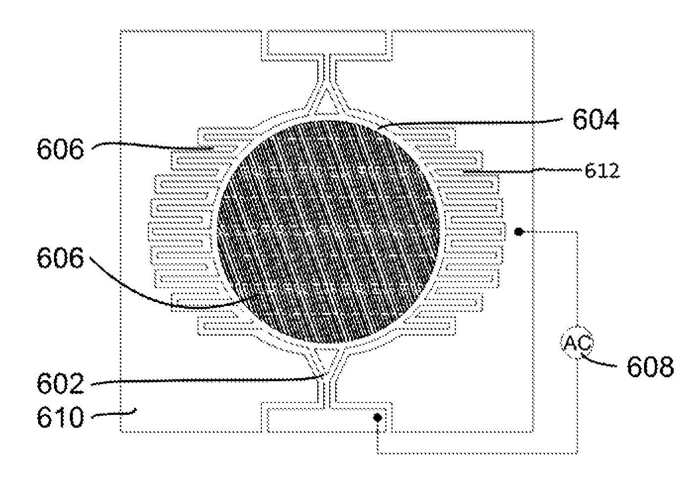 Oscillating, deflectable micromechanical element and method for use thereof