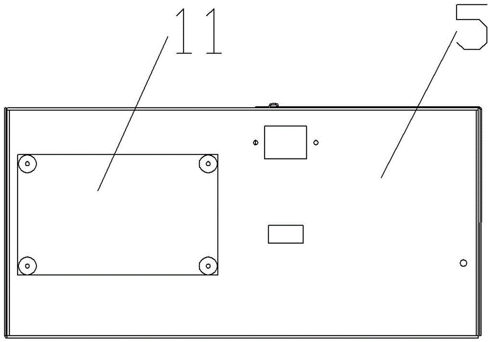 Combustor box body device with stepping air mixing function