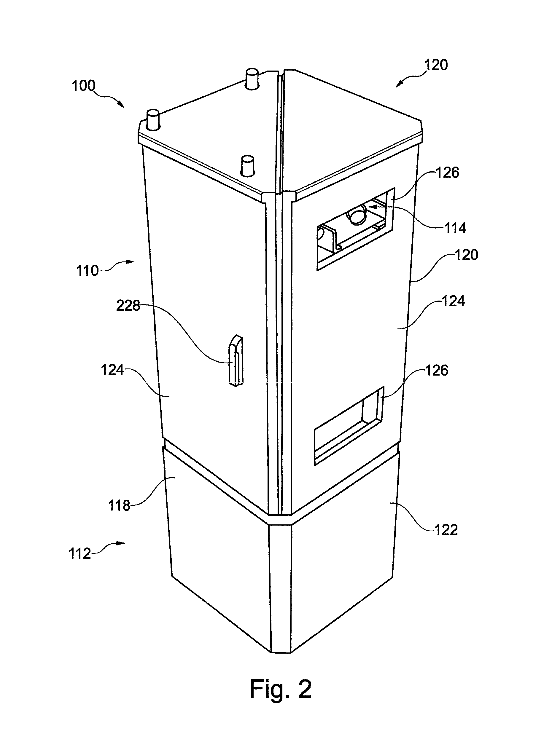 Device for a system for traffic monitoring of vehicles in road traffic