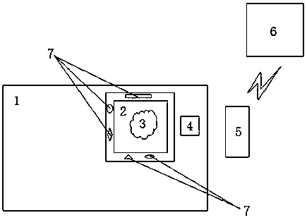 An anti-counterfeiting system based on texture image characteristics and random glitter powder