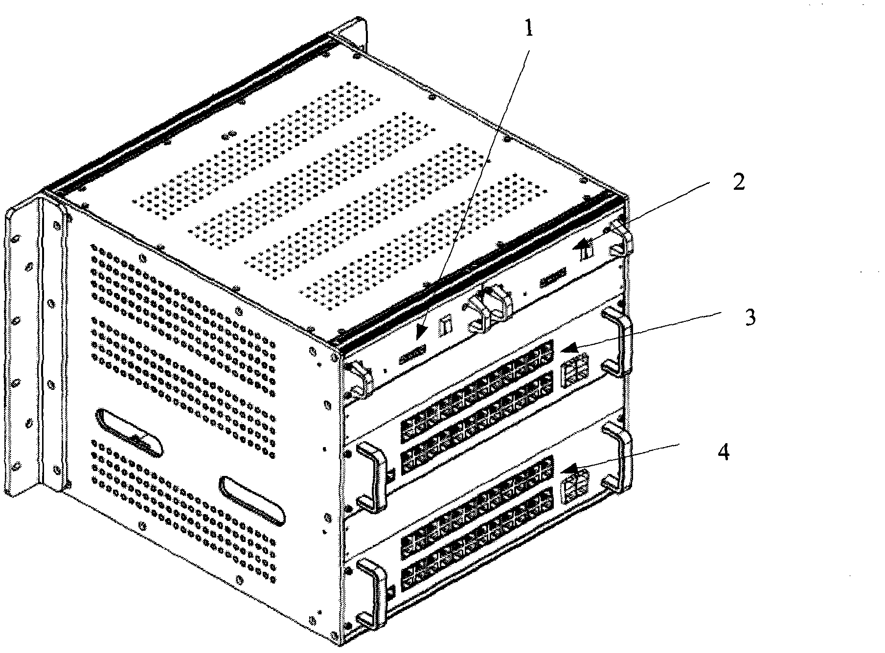 Modular fanless core switch