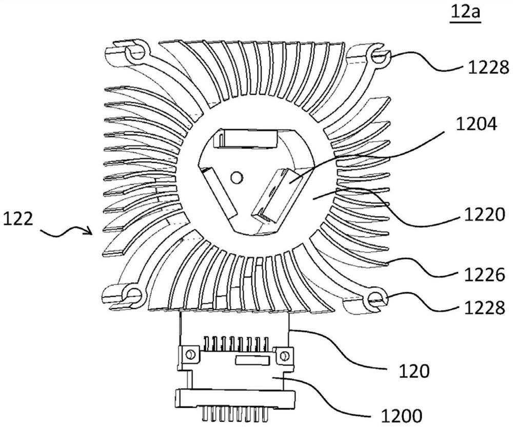 Electronic load device and load module with heat dissipation function