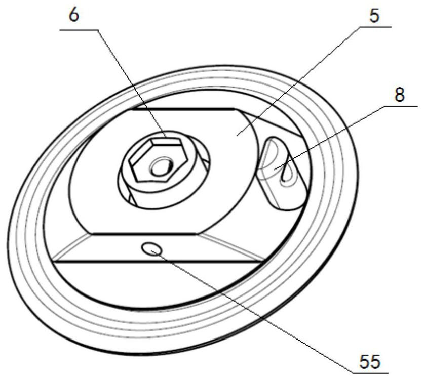 Heart valve replacement prosthesis and threaded fastening heart apex pad thereof