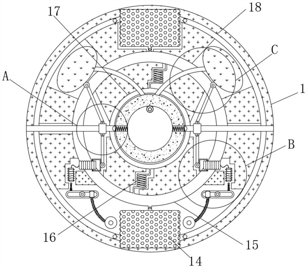 Intelligent manufacturing optical fiber punching die hole capable of automatic cooling based on pressure