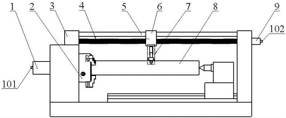 Solid shaft ultrasonic synthetic aperture focusing detection device and imaging method