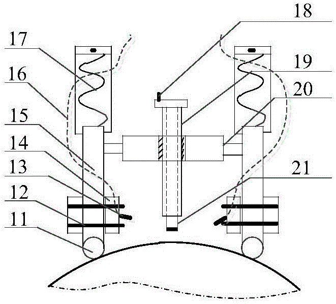 Solid shaft ultrasonic synthetic aperture focusing detection device and imaging method