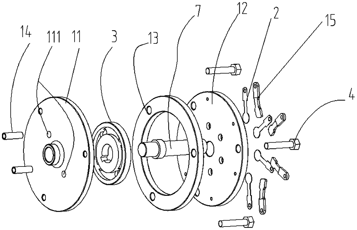 Method and device for fatigue testing of exhaust valve disc