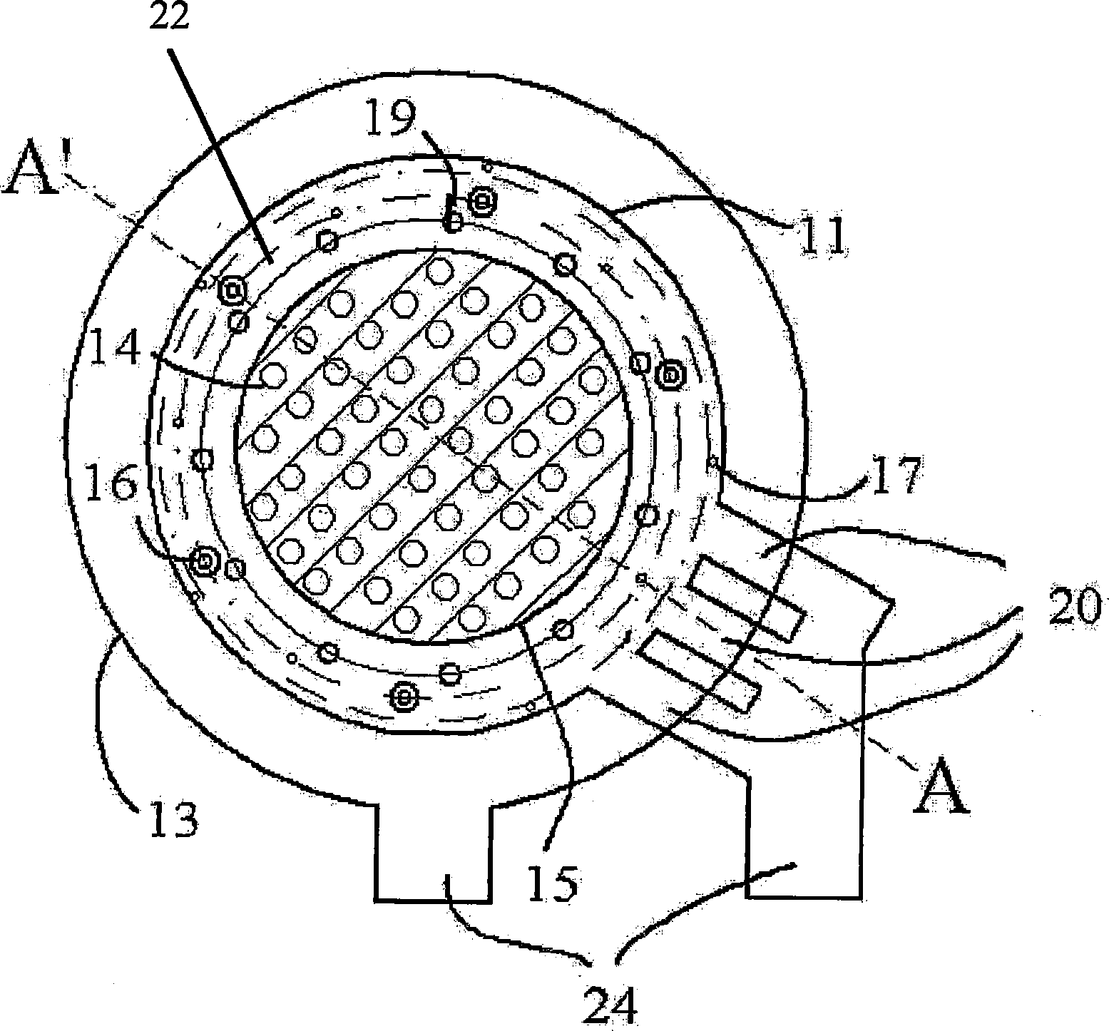 Capacitance type sound sensor in micro mechanical and electrical structure