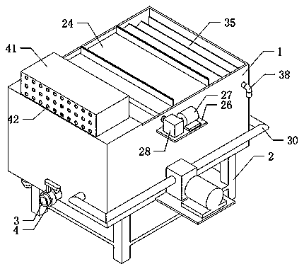 Aeration air flotation machine