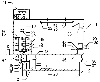 Aeration air flotation machine