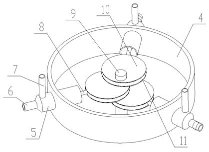 Chlorate decomposing device